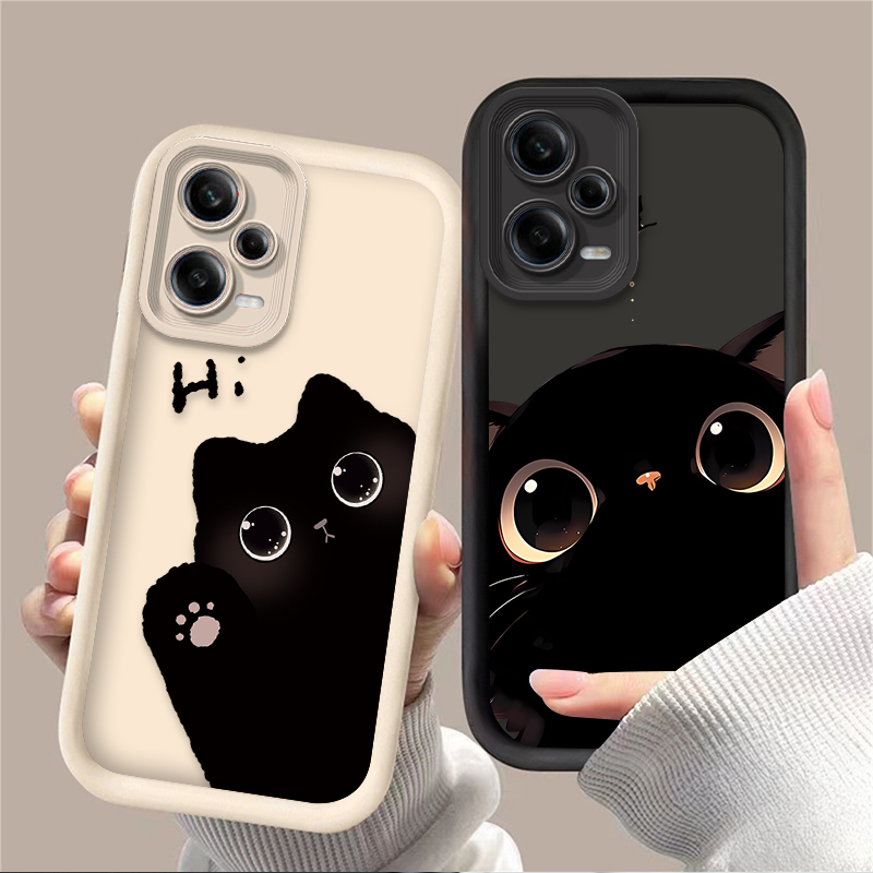 Xiaomi Redmi Note 14 - 可愛い大きな目の猫のスマホケース Xiaomi Redmi Note 13 14