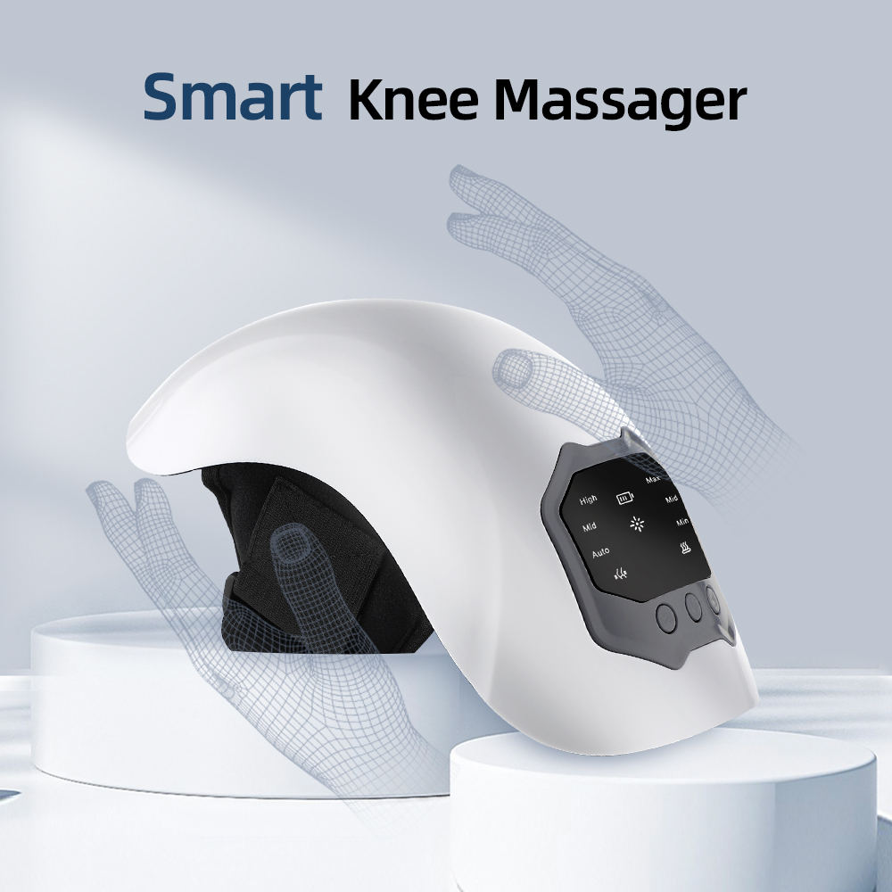 Smart Knee Wrap - ワイヤレススマート膝マッサージ器 赤色光加熱療法 エアバッグラップ膝マッサージ器 温湿布 高振動リラックスマッサージ器