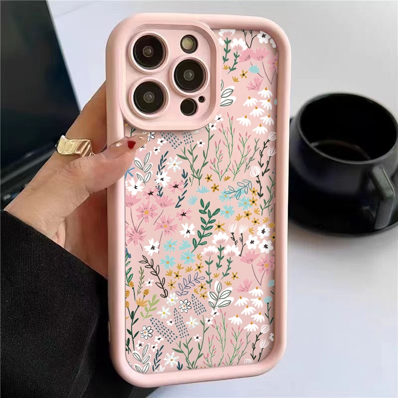 Xiaomi Redmi Note 14 - ピンクの竹と花柄のiPhoneケース Xiaomi Redmi Note 14 13