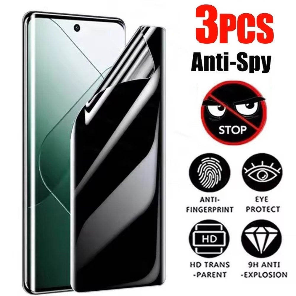 Oppo Reno 12 - 3枚入り プライバシー ハイドロゲルフィルム OPPO Reno 13