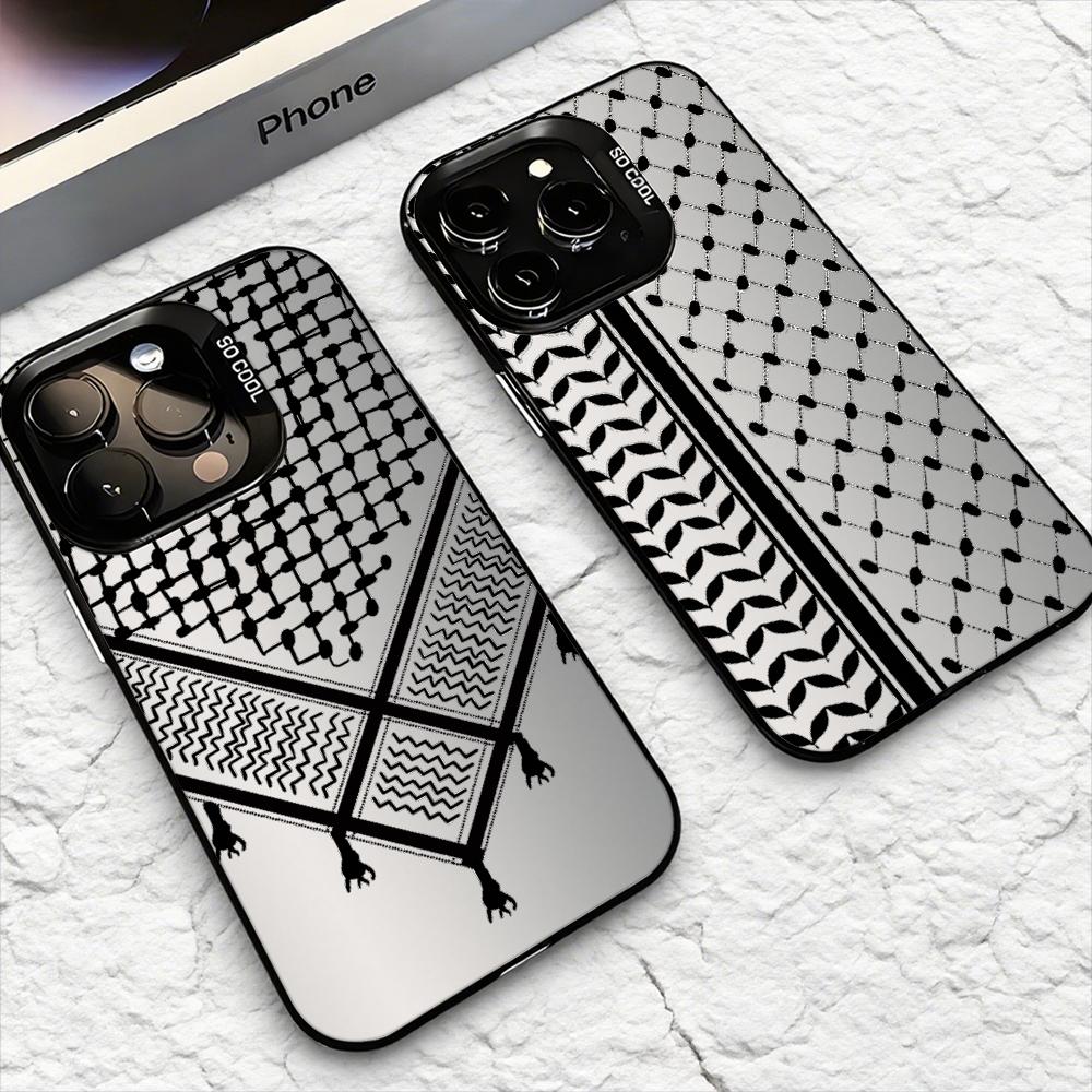 ケフィエ・パレスチナ柄 iPhoneケース iPhone 1 - Apple Iphone 16 のレビューと価格