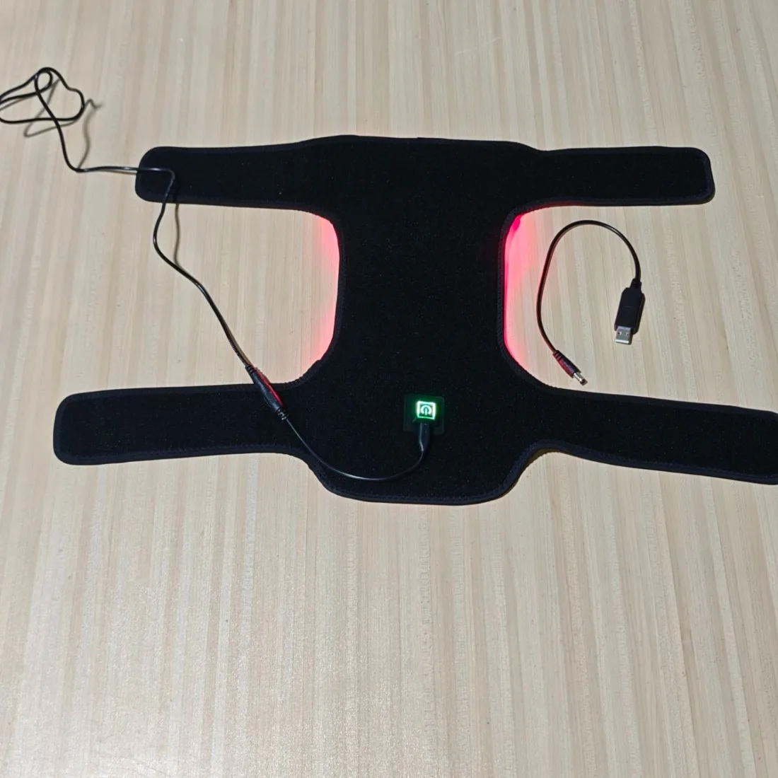 スマートタイマー赤色光療法ラップ 膝痛緩和用 赤外線LEDベ - Smart Knee Wrap のレビューと価格