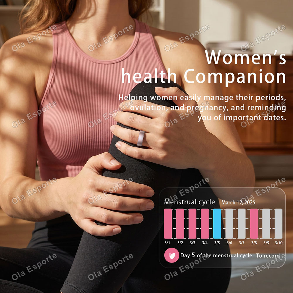 充電ケース付きスマートリング（男女兼用）、心拍数・血中酸素・ - Temperature Ring Skin のレビューと価格