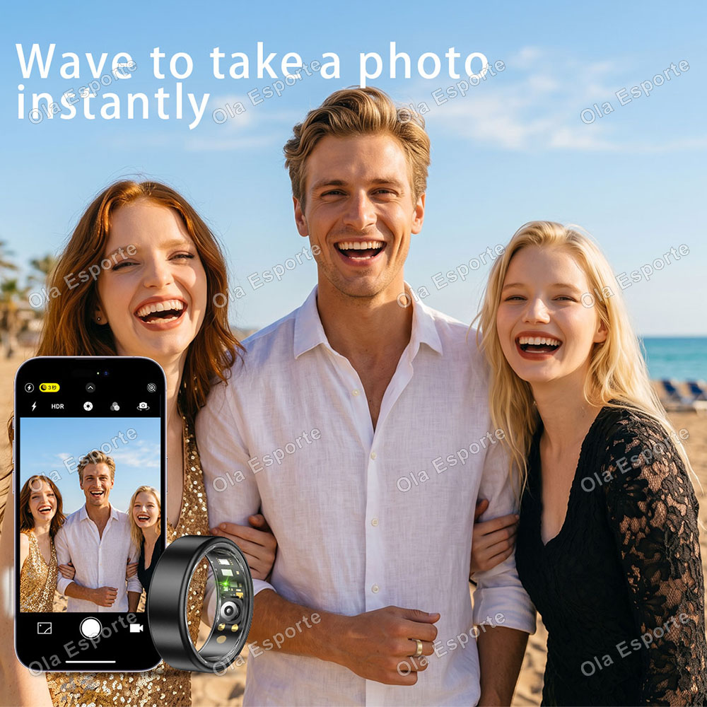 充電ケース付きスマートリング（男女兼用）、心拍数・血中酸素・ - Temperature Ring Skin のレビューと価格