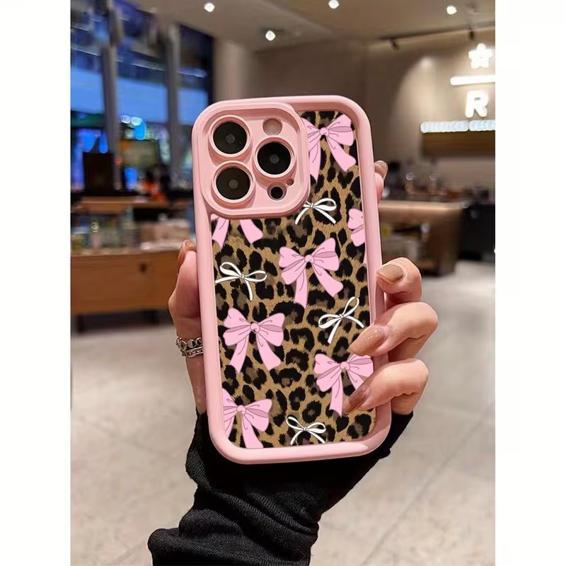 レオパード柄リボン付きスマホケース iPhone 18 17 - Apple Iphone 16 のレビューと価格